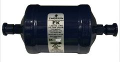 WHI EK 163 3/8" X 3/8" SAE FLARE COMPACTED BEAD LIQUID LINE FILTER DRIER WITH 20 MICRON OUTLET PAD FOR MAX FILTRATION, 16" CUBIC (047613)