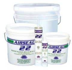POLY AS22-1 GRAY 1 GL PAIL           SMOOTH WATER BASED DUCT           SEALANT, AIRSEAL 22