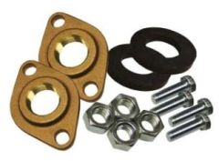 WILO 2760191 BRONZE 1" LEAD FREE FNPT FLANGE KIT 2 FLANGES, 4 NUTS, 4 BOLTS